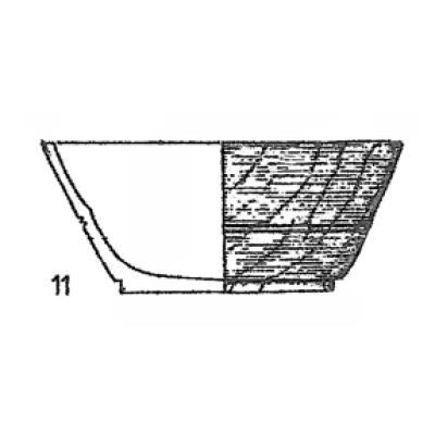 Holzschale klein ähnlich Fund aus Konstanz / Freiburg T-04-11